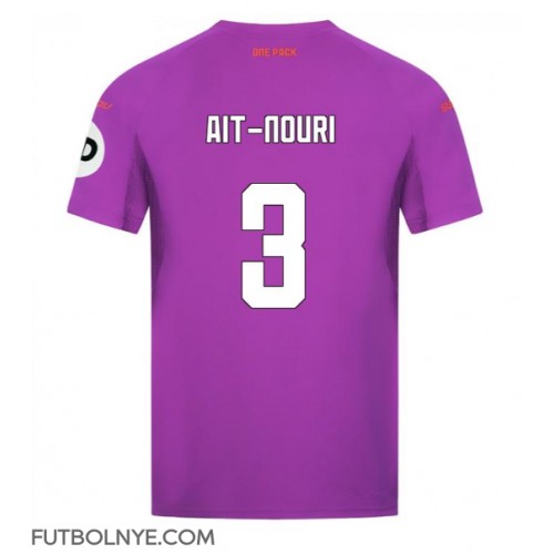 Camiseta Wolves Rayan Ait-Nouri #3 Tercera Equipación 2024-25 manga corta